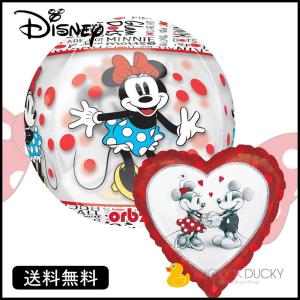 バルーン 誕生日 ギフト ミニー バースデー お祝い 送料無料  ミニーマウス ハート disney クラシックミニー｜luckyducky