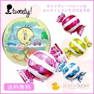 バルーン 誕生日 ギフト トゥイーティー 浮かせてお届け お祝い 送料無料 風船 バルーン電報｜luckyducky