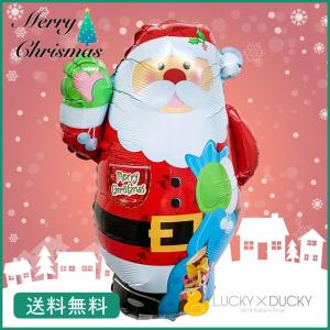 クリスマス プレゼント バルーン ギフト サンタ 浮かせてお届け サンタクロース 送料無料｜luckyducky