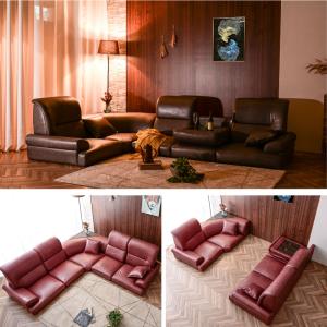 ソファー ソファ ローソファー レザーファブリ...の詳細画像3