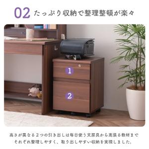 大特価 学習机用 チェスト 単品 デスクワゴン...の詳細画像3