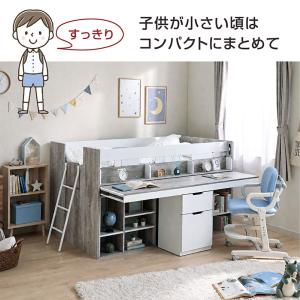 システムベッド ロータイプ 子供 大人 デスク...の詳細画像4