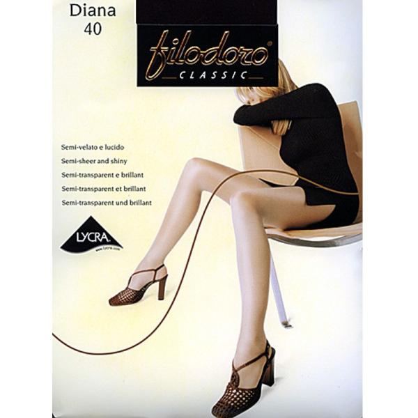 【メール便OK】フィロドーロ/ダイアナ　ブライト系パンティストッキング/40デニール/イタリア製