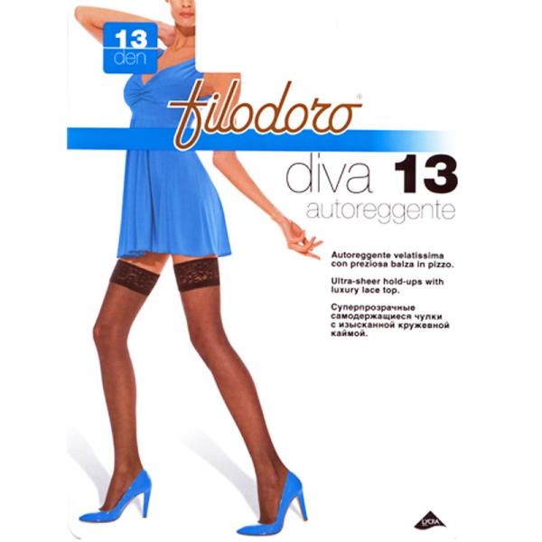 【メール便OK】フィロドーロ/ディーバオートレグジェンテ13ガータタイプストッキング/13デニール/...
