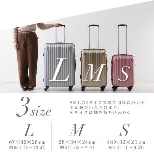スーツケース m 軽量 中型 fancywon...の詳細画像3