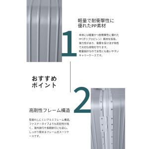 スーツケース 機内持ち込み フレーム 軽量 キ...の詳細画像4