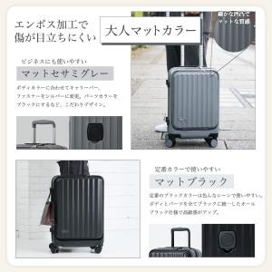 スーツケース m キャリーケース 前開き mサ...の詳細画像3