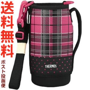 サーモス FFZ-801F ※0.8L用 ハンディポーチ ピンクチェック（P-CH） THERMOS 純正カバー