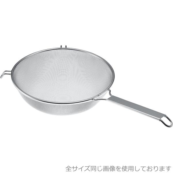新越ワークス スリースノー プロストレーナー 35cm （太線厚網・ハンドル付きザル・手付ざる）