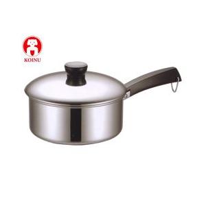 仔犬印 KO SUS430 18-0ステンレス ソースポット・パン蓋12cm 品番