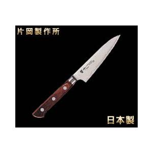 片岡製作所 響十 木ハンドル TAMAHAGANE ペティ120mm KP-1108 （日本製