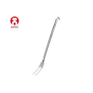 本間製作所／仔犬印　18-0　コックフォーク　54008　（18-0ステンレス・SUS430・KOI...