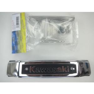 新品 ゼファー 400 750系用 フロント フォーク ステム エンブレム メッキ・ステーセット (...