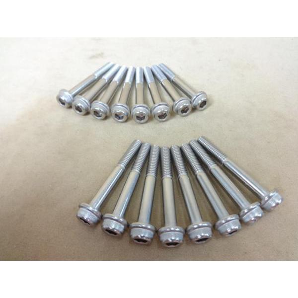 Z1 Z2 KZ1000 Z750F D1 系 ヘッドカバー 用 ボルトセット 　ステンレス製 フラ...