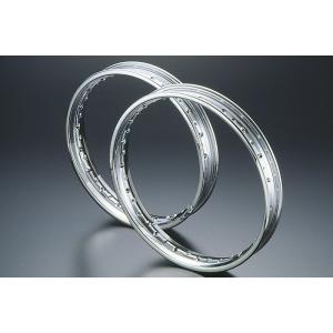 Z1 Z2 KZ900系 CB750K系 用 40穴 クロームメッキ リム フロント (1.85-1...