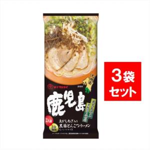 マルタイ 焦がしねぎ入り 鹿児島黒豚とんこつラーメン 185g ×3袋 豚骨ラーメン｜luckyspring