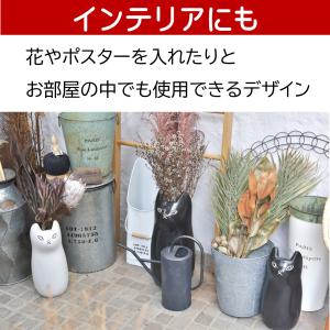 傘立て 猫 ネコ 外置き 錆びない 陶器 かわ...の詳細画像3