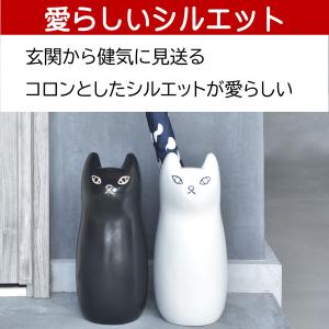 傘立て 猫 ネコ 外置き 錆びない 陶器 かわ...の詳細画像1