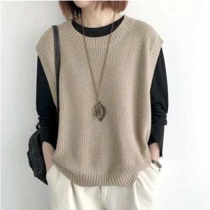 ニット ベスト ベスト ニットベスト レディー...の詳細画像3