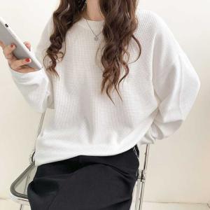 トレーナー 春秋 トップス レディース 韓国フ...の詳細画像3