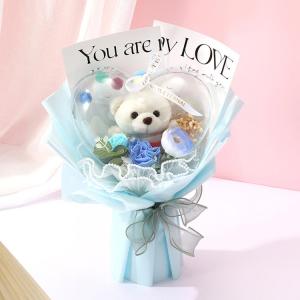 ソープフラワー 造花 バルーンブーケ バラ 花...の詳細画像4