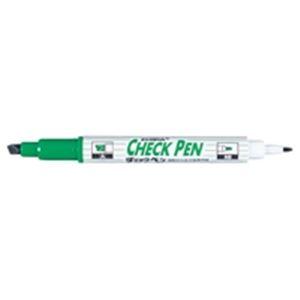 （まとめ）ゼブラ ZEBRA チェックペン MW-151-CK-G 緑〔×20セット〕(代引不可)