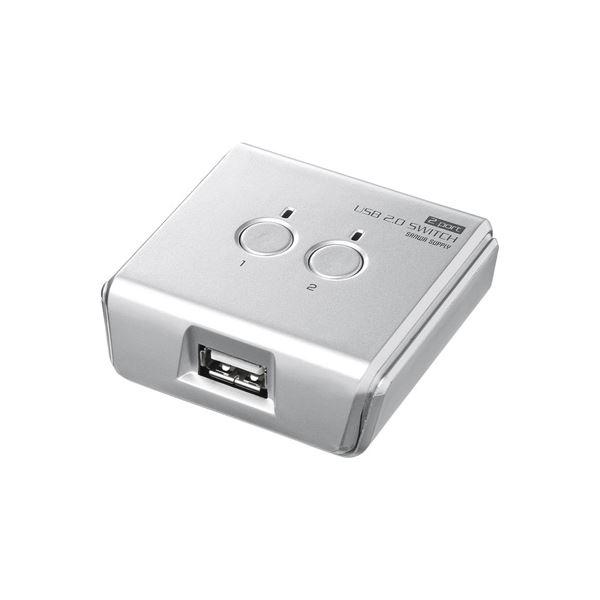 (まとめ)サンワサプライ USB2.0手動切替器(2回路) SW-US22N〔×2セット〕(代引不可...