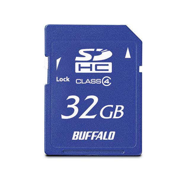 バッファロー SDHCカード 32GBClass4 RSDC-S32GC4B 1枚(代引不可)