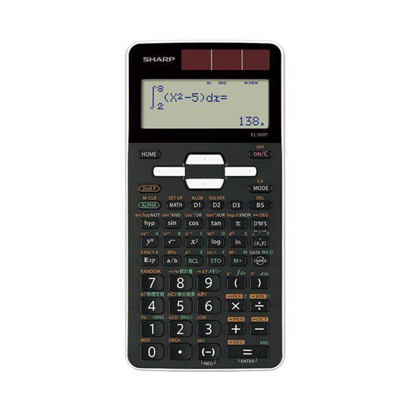 （まとめ）シャープ 関数電卓 EL-509T-WX〔×10セット〕(代引不可)
