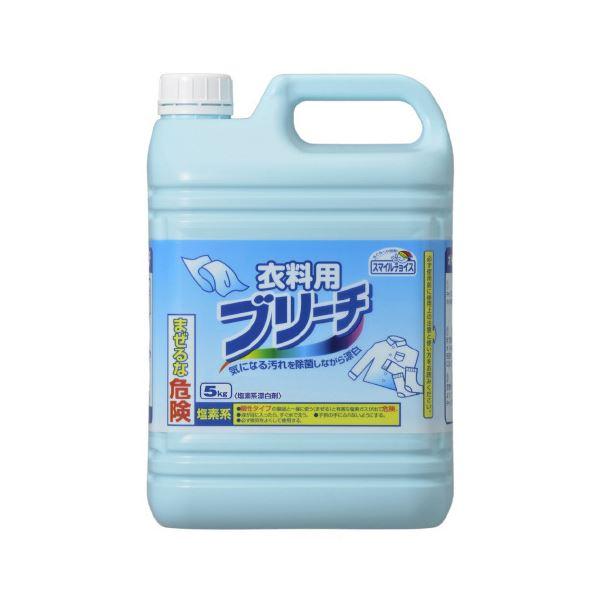 （まとめ）スマイルチョイス塩素系漂白剤衣類用ブリーチ 5kg×3本〔×2セット〕(代引不可)