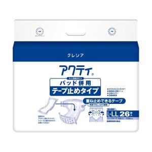 日本製紙 クレシア アクティパッド併用テープ止めタイプ L-LL 1セット（78枚：26枚×3パック）(代引不可)｜luckytail2