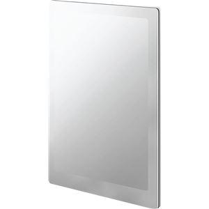 〔32個セット〕 浴室鏡 お風呂鏡 約幅17×奥行0.6×高さ22cm ホワイト 樹脂製 マグネット...