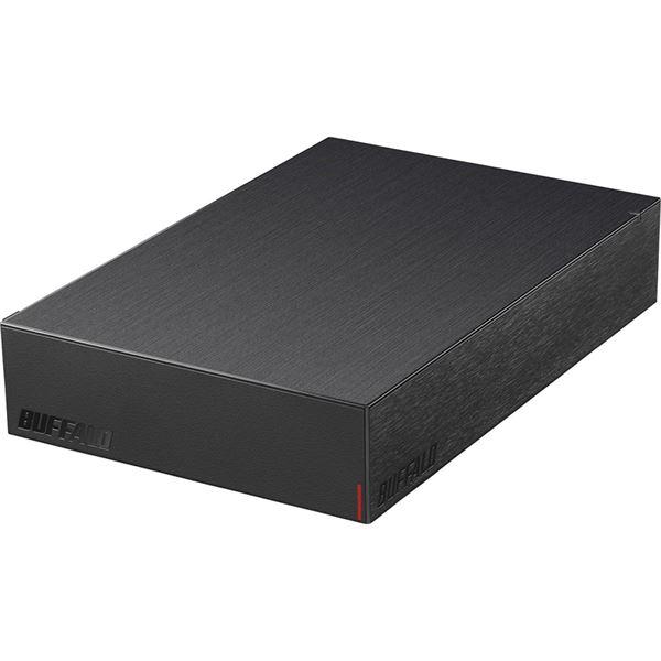 バッファロー USB3.2（Gen.1）対応外付けHDD 4TB ブラック HD-LE4U3-BB(...