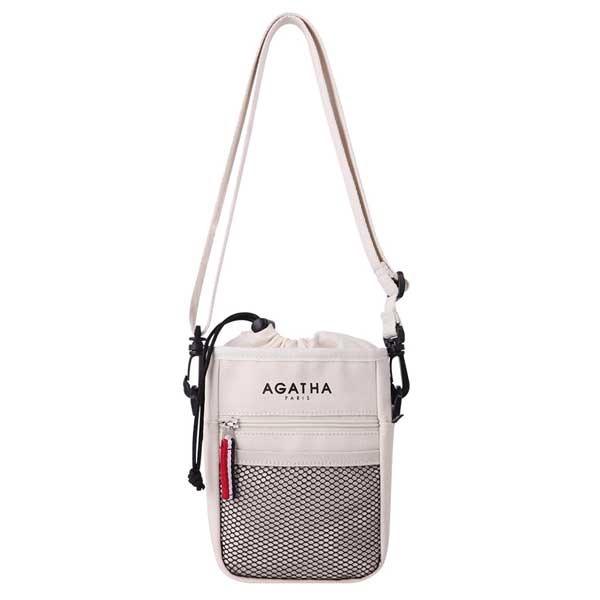 AGATHA（アガタ）AGT213-553 巾着カバー付 メッシュポケットミニコードクロスバッグ/ア...