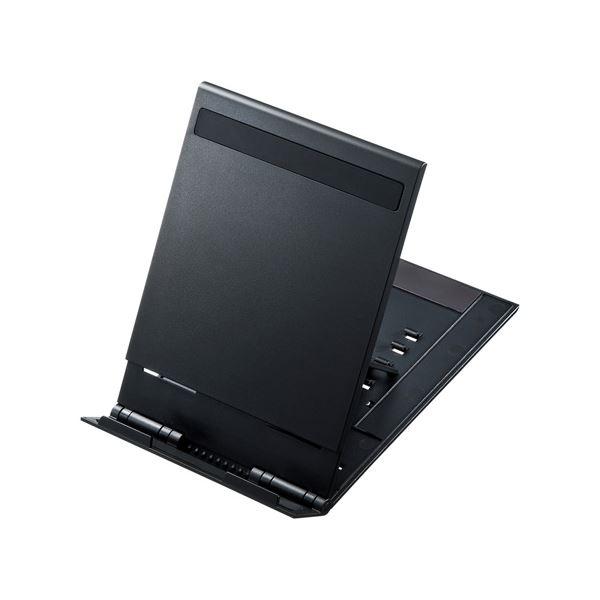 サンワサプライ モバイルタブレットスタンド(ブラック) PDA-STN11BK(代引不可)