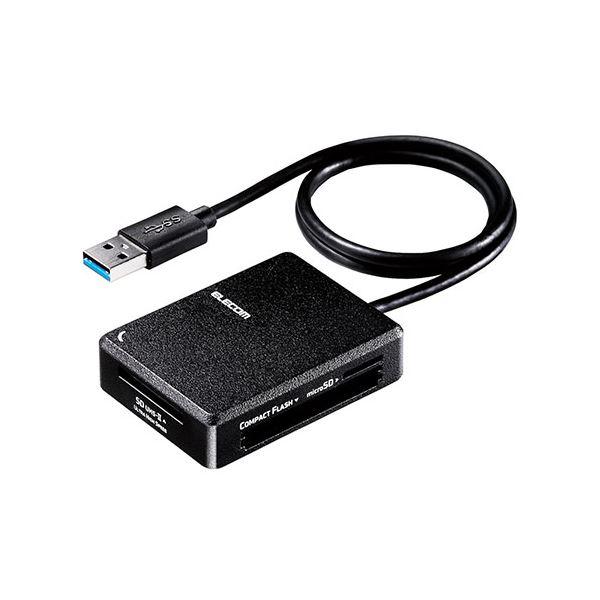 エレコム メモリリーダライタ/超高速タイプ/USB3.0対応/ケーブル50cm/SD+microSD...