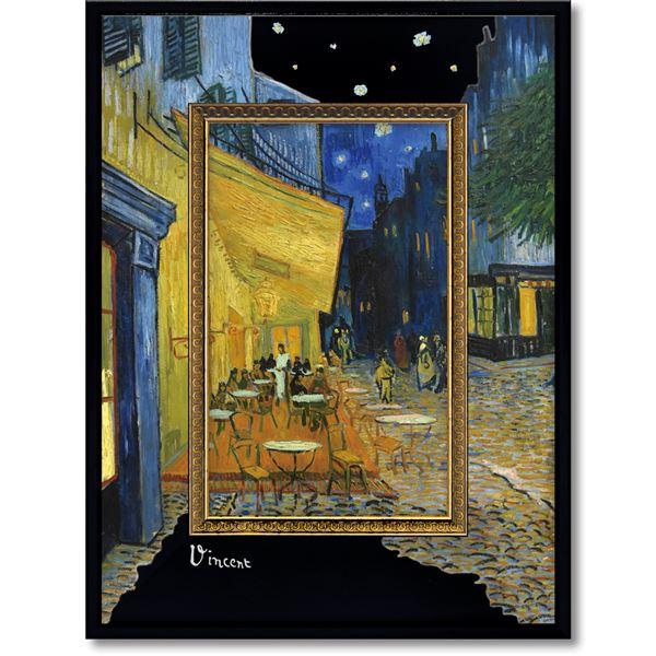 ユーパワー 名画ビッグアート Sサイズ ゴッホ「夜のカフェテラス」(代引不可)