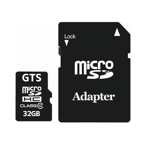 (まとめ）GTS microSDHCカード32GB 40MB/s Class10 UHS-I 防水 ...