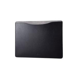 エレコム MacBook用レザースリーブケース 13” BM-IBSVM2213BK ブラック(代引不可)