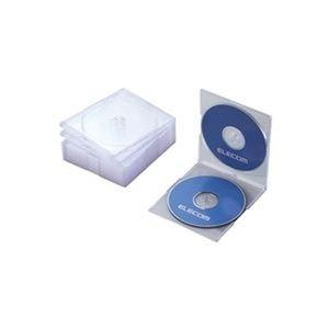 〔まとめ〕 エレコム Blu-ray／DVD／CDスリムPSケース2枚収*10透明 〔×3セット〕(...