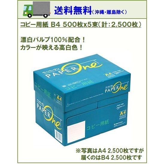 コピー用紙 高品質コピー用紙 B4 500枚×5束（1箱）2500枚 白色度 約95％ アカシアパル...