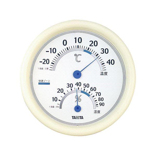 （まとめ） タニタ 温湿度計 TT-513 ホワイト 5個〔×3セット〕(代引不可)