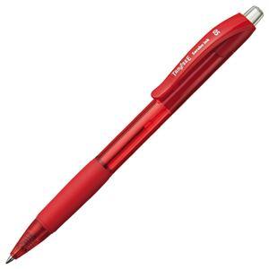 （まとめ） TANOSEE ノック式油性ボールペン（なめらかインク） 0.5mm 赤 1本 〔×60...