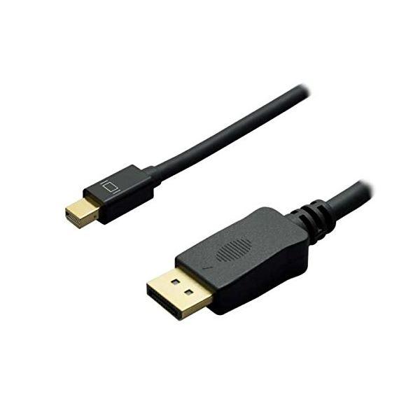 （まとめ）MCO 4K対応miniDisplayPort-DPケーブル 2m ブラック DPC-4K...