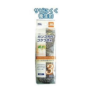 SKステンレスタワシ30g 3個入 〔12個セット〕 30-560(代引不可)｜luckytail