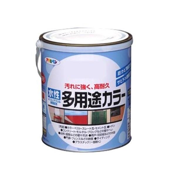 水性多用途カラー コバルトグリーン 1.6L〔代引不可〕(代引不可)