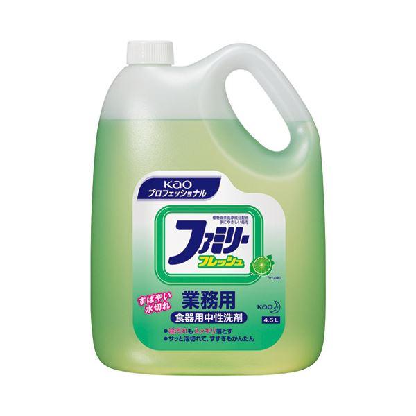 （まとめ） 花王 ファミリーフレッシュ 業務用 4.5L〔×5セット〕(代引不可)