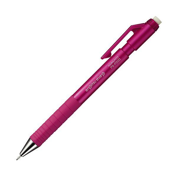 （まとめ）コクヨ 鉛筆シャープ TypeS0.9mm ピンク PS-P200P-1P 1セット（10...