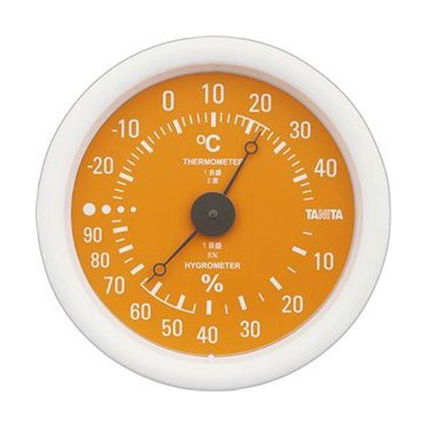 （まとめ）タニタ アナログ温湿度計 オレンジTT-515-OR 1個〔×10セット〕(代引不可)