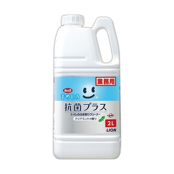 （まとめ）ライオン ルック まめピカ 抗菌プラストイレのふき取りクリーナー つめかえ用 2L TSH...